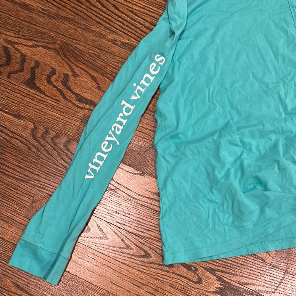 Vineyard Vines Teal Hoodie View 5